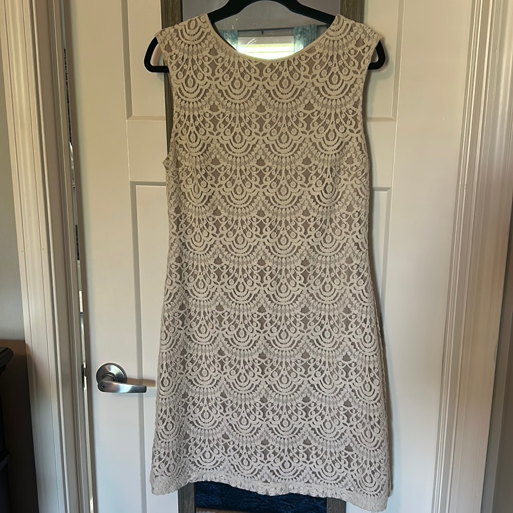 Jessica Howard Cream Lace Dress